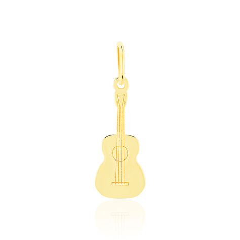 Pendentif Fatema Musique Guitare Or Jaune - Pendentifs Famille | Marc Orian