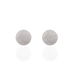 Boucles D'oreilles Puces Ayana Argent Blanc - Puces Femme | Marc Orian