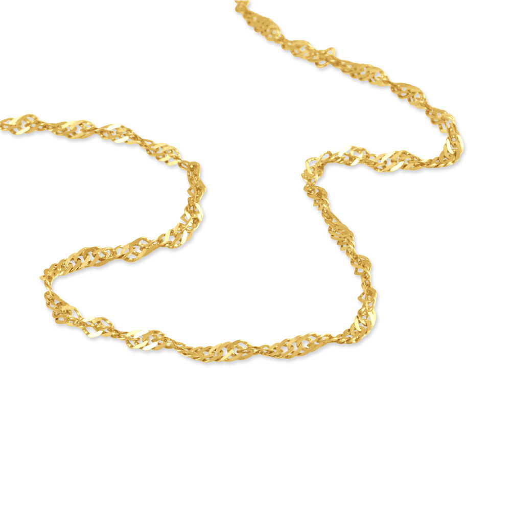 Chaîne Imanie Maille Singapour Or Jaune - Chaines Femme | Marc Orian