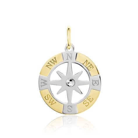 Pendentif Demyan Or Bicolore Oxyde De Zirconium - Pendentifs Homme | Marc Orian