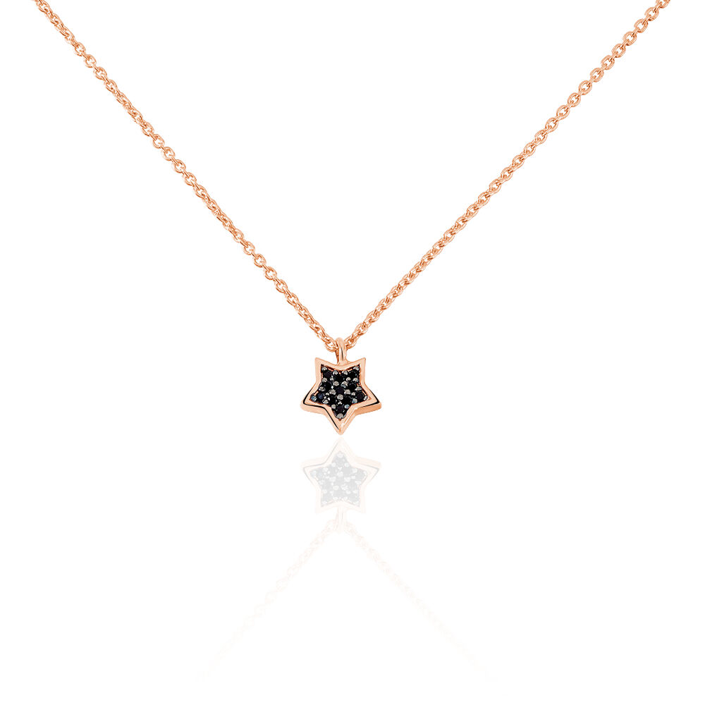 Collier Kathalyne Argent Rose Oxyde De Zirconium - Colliers avec pierres Femme | Marc Orian