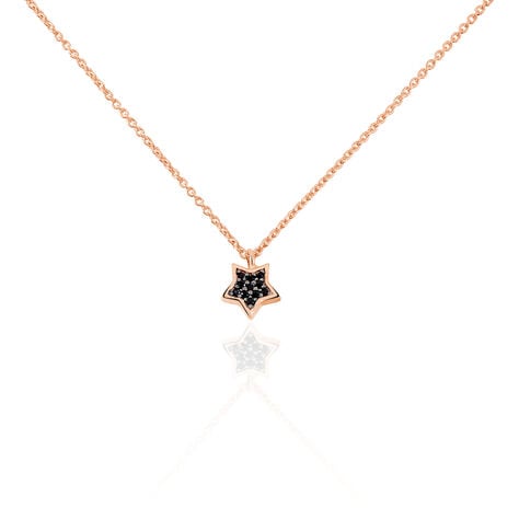 Collier Kathalyne Argent Rose Oxyde De Zirconium - Colliers avec pierres Femme | Marc Orian