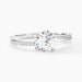 Bague Solitaire Poseidon Argent Blanc Oxyde De Zirconium - Solitaires Femme | Marc Orian