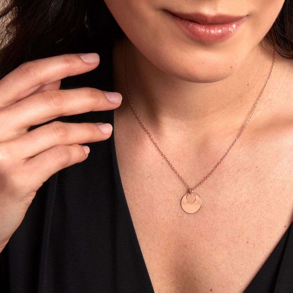 Collier Eternelle Argent Rose - Colliers fantaisie Femme | Marc Orian