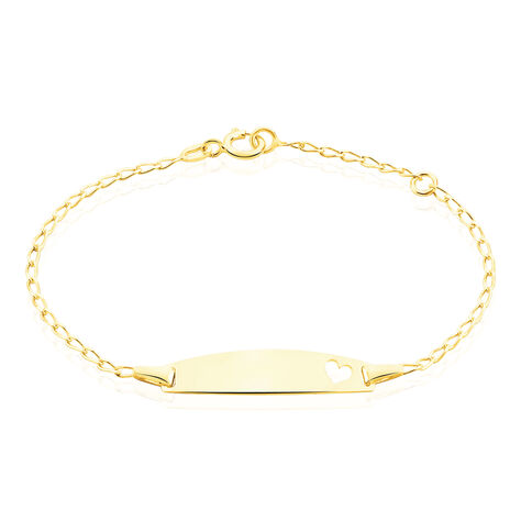Bracelet Identit&eacute; Etheline Maille Gourmette Or Jaune - Gourmettes Enfant | Marc Orian