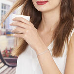 Bracelet Izel Maille Anglaise Or Blanc - Bracelets mailles Femme | Marc Orian