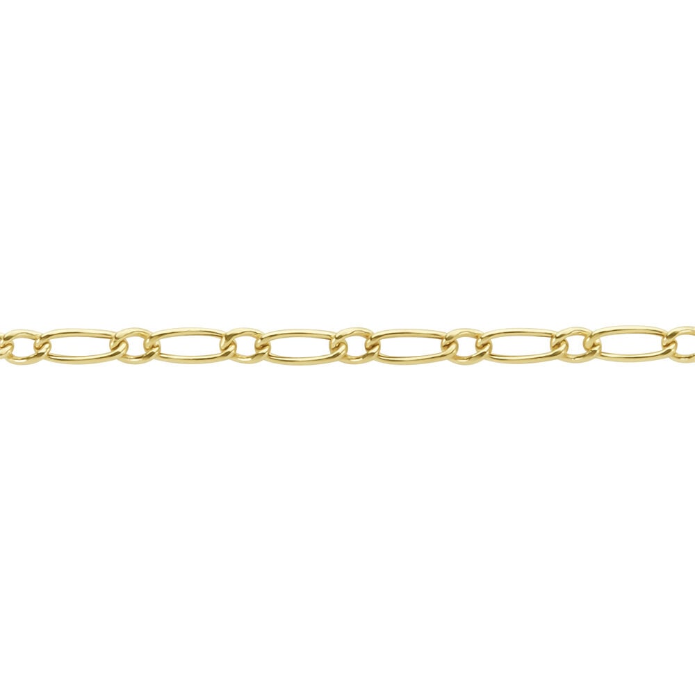 Bracelet Esma Maille Alternee 1/3 Or Jaune - Bracelets mailles Enfant | Marc Orian