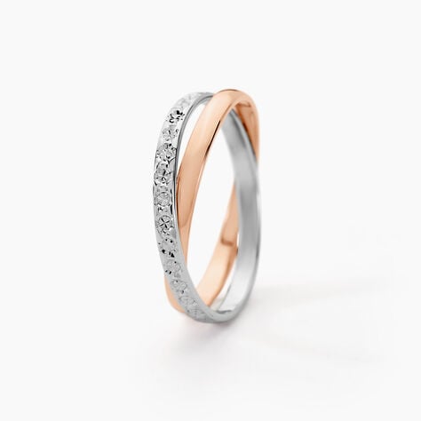 Alliance Hermana Ruban Plat Or Bicolore - Alliances duo Unisex | Marc Orian