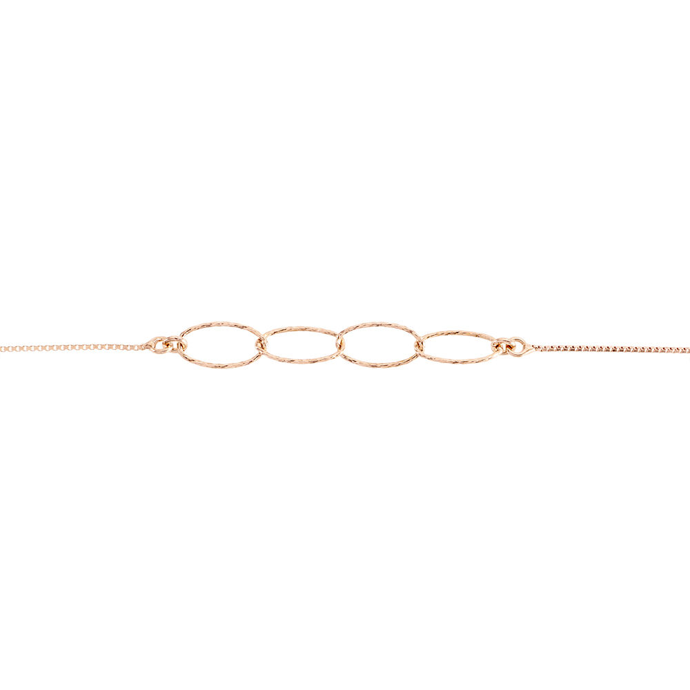 Bracelet Milla Argent Rose - Bracelets chaînes Femme | Marc Orian