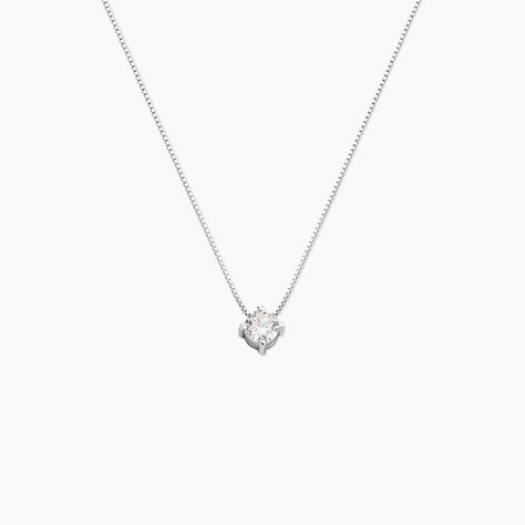 Collier Rio Argent Blanc Oxyde De Zirconium - Colliers avec pierres Femme | Marc Orian