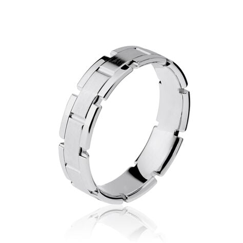 Alliance Maille Or Blanc - Alliances duo Unisex | Marc Orian