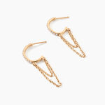 Cr&eacute;oles Plaqu&eacute; Or Leinhard Oxydes De Zirconium - Cr&eacute;oles Femme | Marc Orian