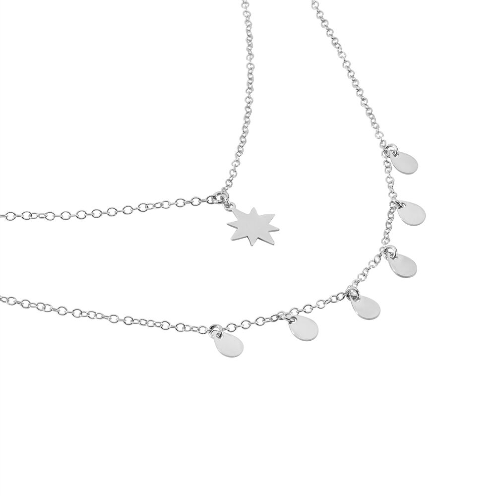 Collier Delfine Argent Blanc - Colliers fantaisie Femme | Marc Orian