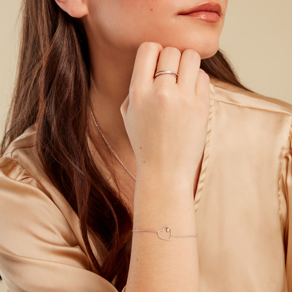 Bracelet Cleane Or Jaune Oxyde De Zirconium - Bracelets chaînes Femme | Marc Orian