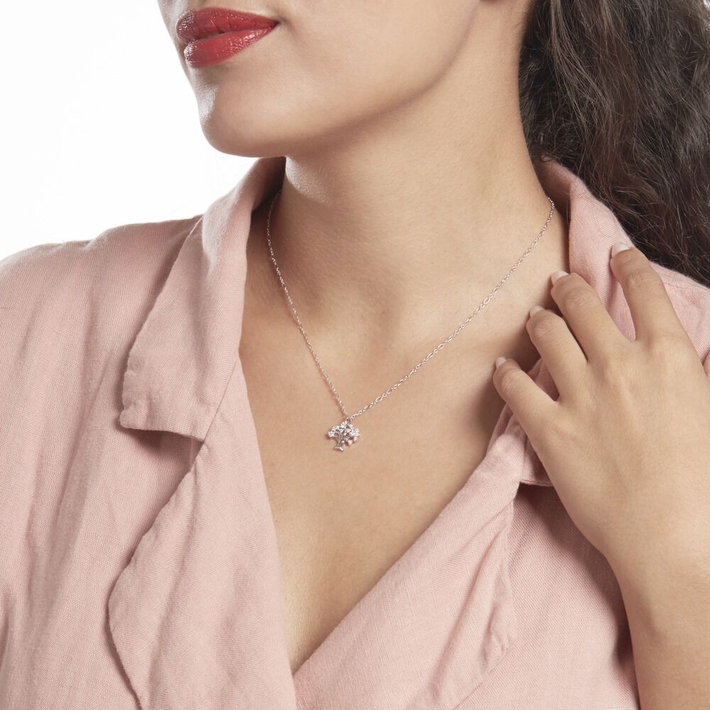 Collier Kozue Argent Oxyde De Zirconium - Colliers avec pierres Femme | Marc Orian