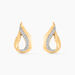 Boucles D'oreilles Puces Goccie Or Jaune Diamant - Puces Femme | Marc Orian