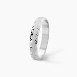 Alliance Maturina Demi Jonc Classique Or Blanc - Alliances duo Unisex | Marc Orian