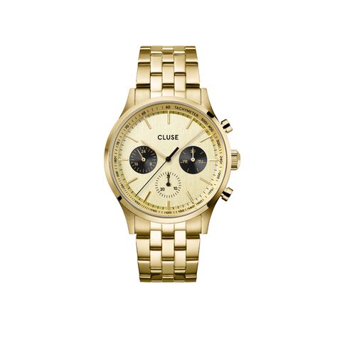 Montre Cluse Antheor Multifonction Dor&eacute; - Montres &eacute;tanches Homme | Marc Orian