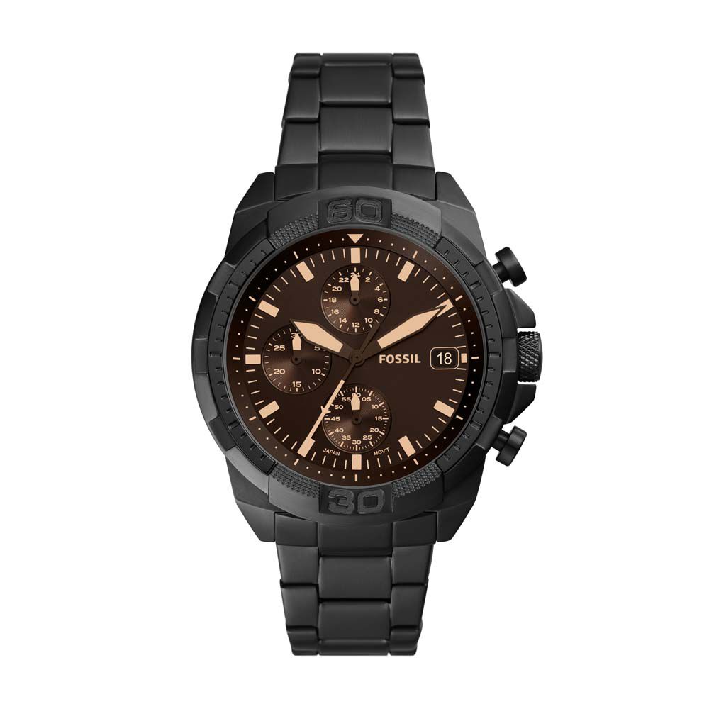 Montre Fossil Bronson 44 Noir - Montres classiques Homme | Marc Orian