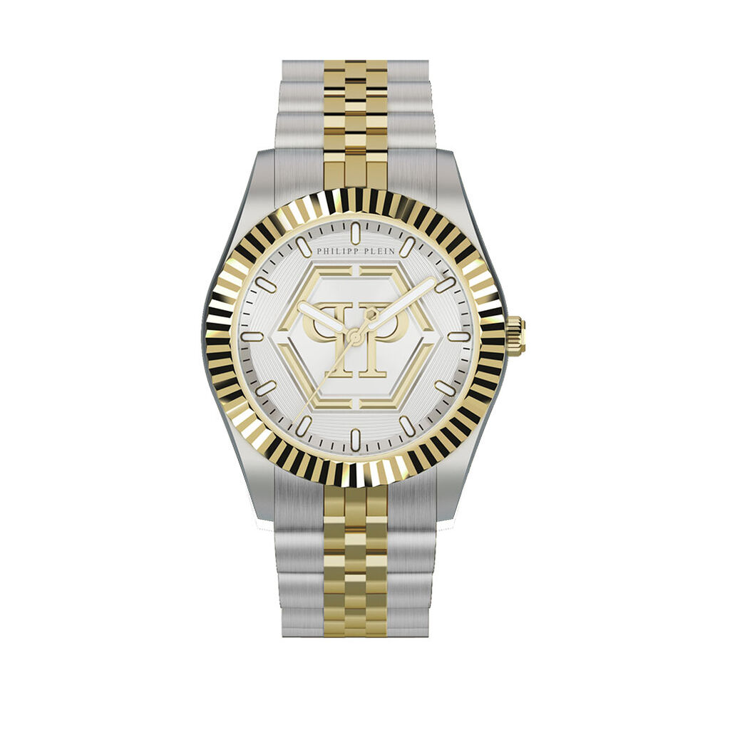 Montre Philipp Plein Date Superlative Argenté - Montres étanches Homme | Marc Orian