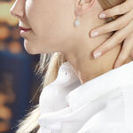 Boucles D'oreilles Pendantes Cassandria Argent  Oxyde De Zirconium - Pendantes Femme | Marc Orian