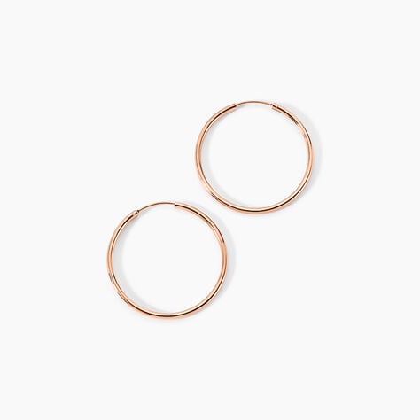 Cr&eacute;oles Argent Rose Olympia - Cr&eacute;oles Femme | Marc Orian