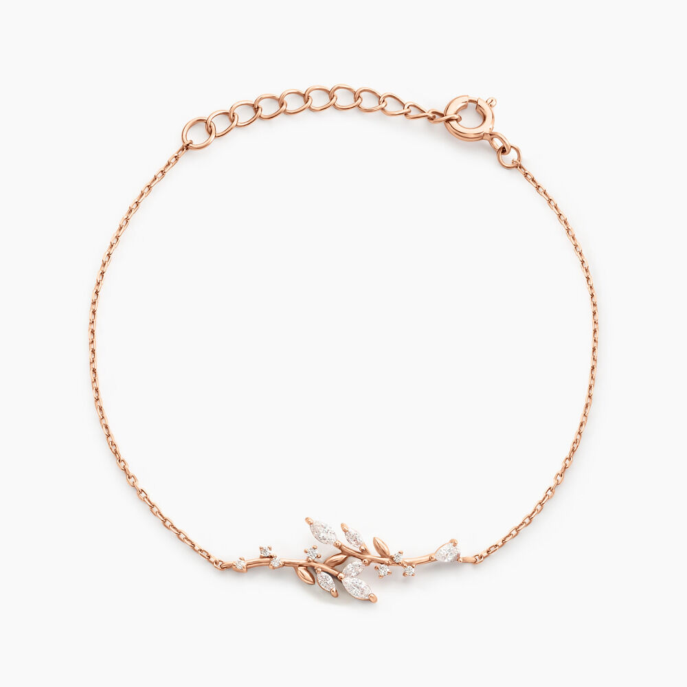 Bracelet Wendy Argent Rose Oxyde De Zirconium -  Femme | Marc Orian