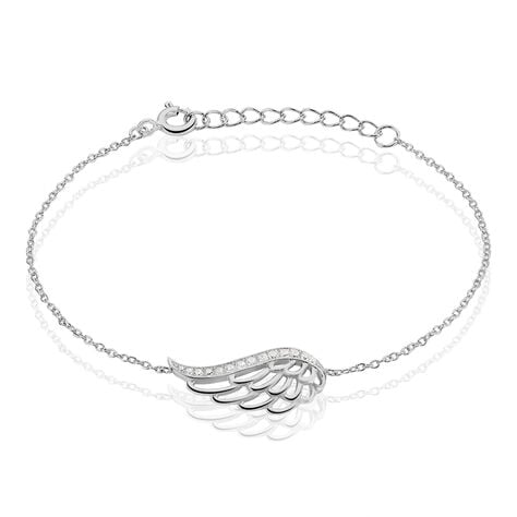 Bracelet Soliana Argent Blanc Oxyde De Zirconium - Bracelets chaînes Femme | Marc Orian