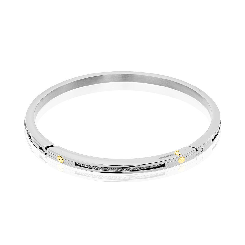 Bracelet Or Acier Bicolore - Bracelets cha&icirc;nes Homme | Marc Orian