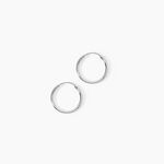 Cr&eacute;oles Argent Blanc Olympia - Cr&eacute;oles Femme | Marc Orian