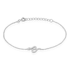 Bracelet Fyona Argent Blanc Oxyde De Zirconium - Bracelets chaînes Femme | Marc Orian