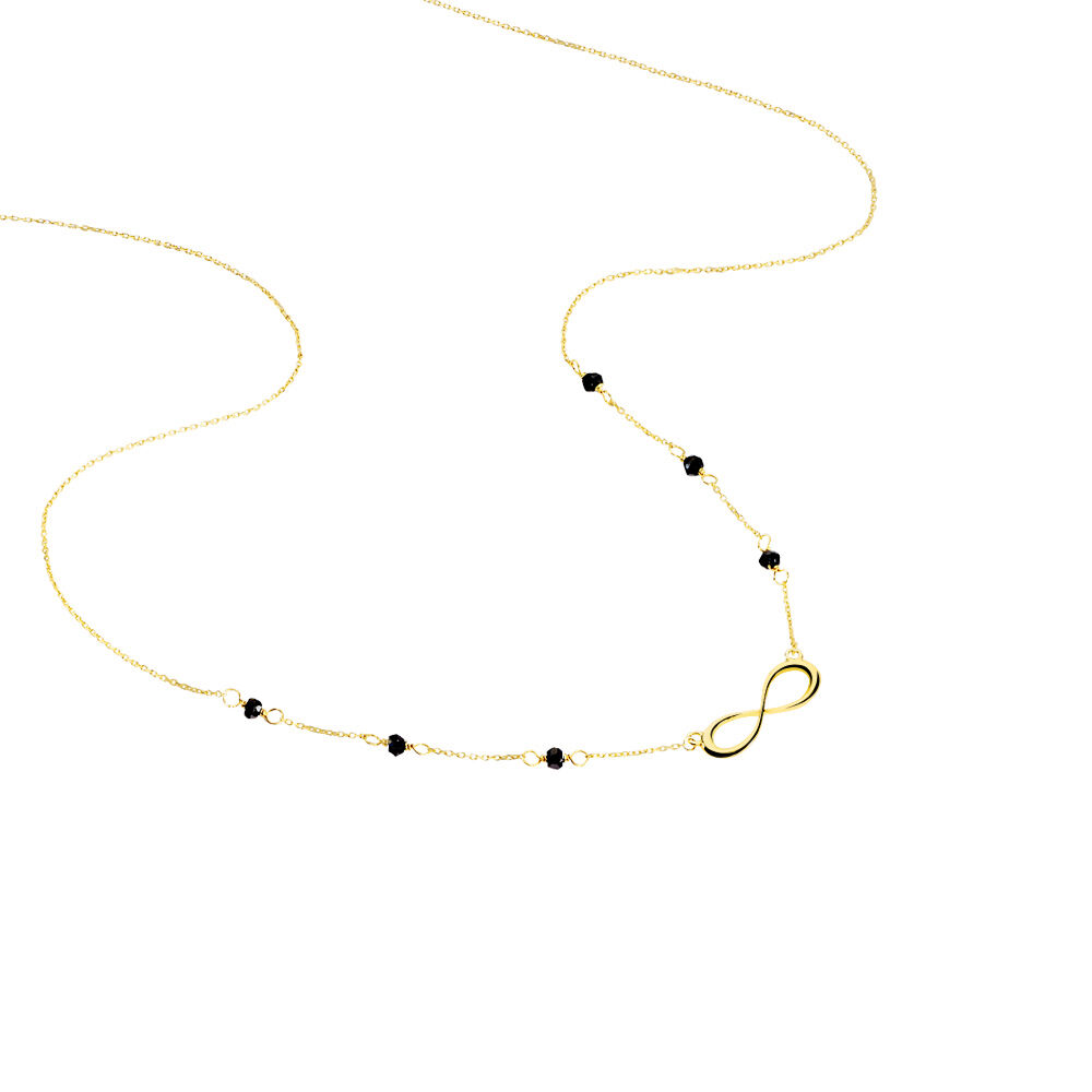 Collier Spya Infini Or Jaune Spinelle - Colliers avec pierres Femme | Marc Orian
