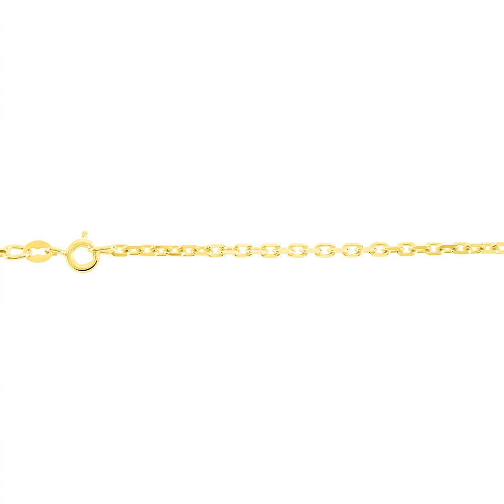 Chaîne Igoa Maille Forçat Diamantee Or Jaune - Chaines Femme | Marc Orian
