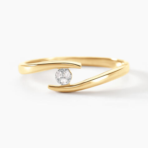 Bague Nolah Or Jaune Diamant - Parures de mariage Femme | Marc Orian