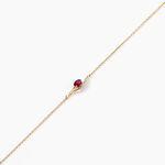 Bracelet Emotion Or Jaune Rubis Diamant - Bracelets cha&icirc;nes Femme | Marc Orian