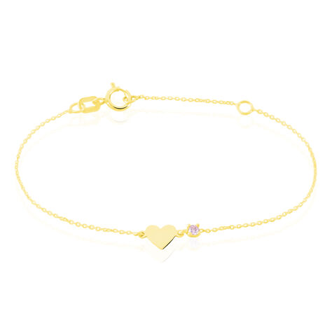 Bracelet Or Jaune Marie Lou Oxyde De Zirconium - Bracelets cha&icirc;nes Enfant | Marc Orian