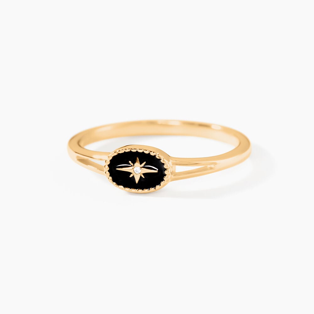 Bague Alerya Plaqu&eacute; Or Jaune Oxyde De Zirconium - Bijoux fantaisie Femme | Marc Orian