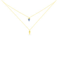 Collier Or Jaune Canelle Forme Goutte