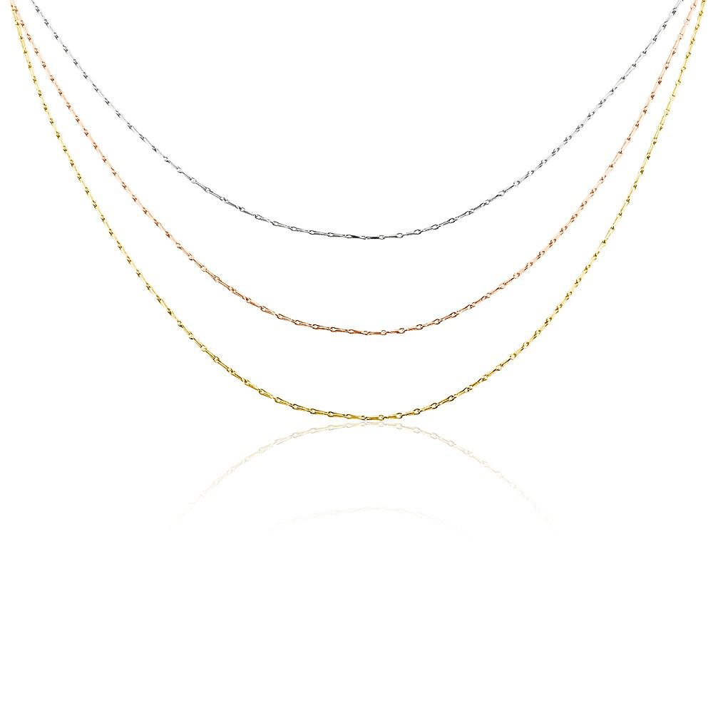 Chaine Ylsa Argent Tricolore - Chaines Femme | Marc Orian