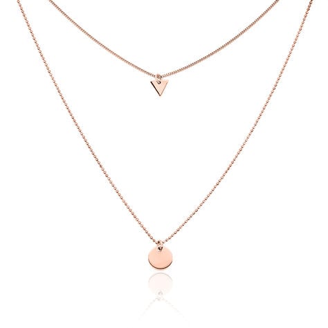 Collier Daina Argent Rose - Colliers multirangs Femme | Marc Orian
