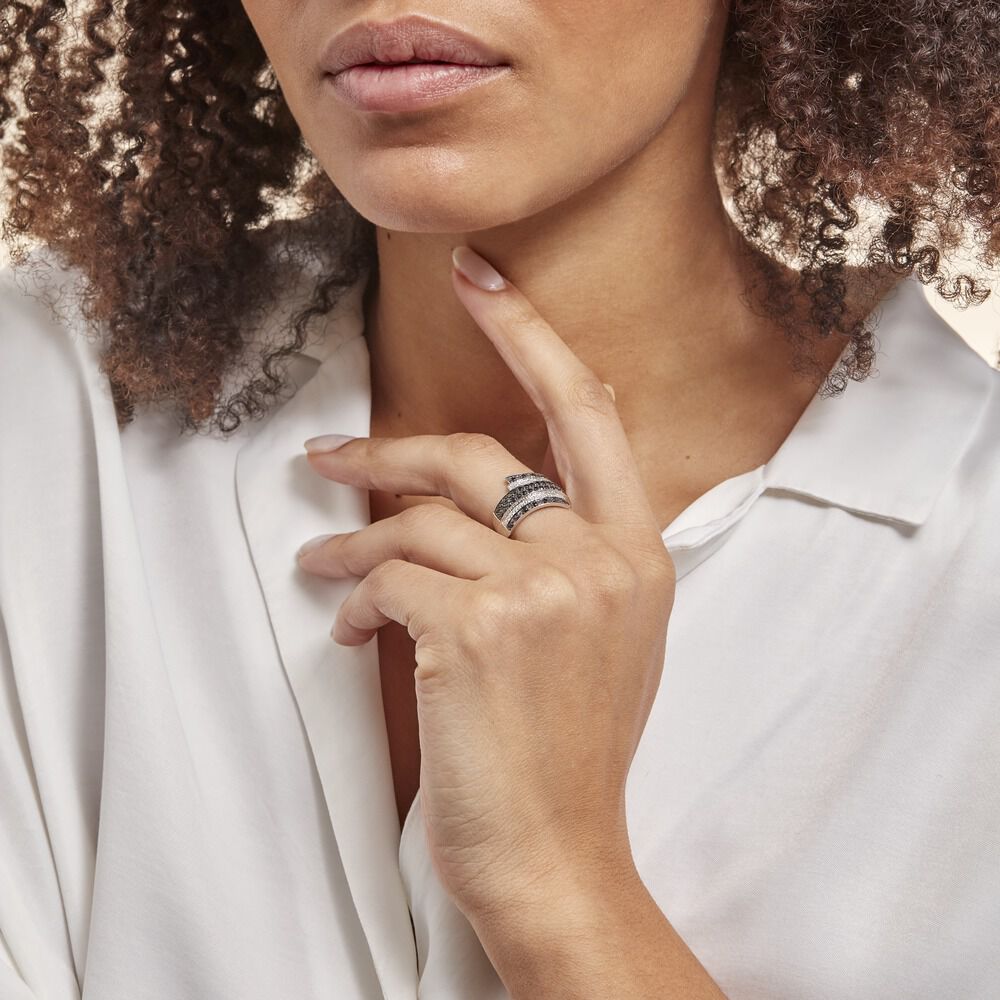 Bague Heldea Or Blanc Diamant - Bagues pierres précieuses Femme | Marc Orian