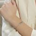 Bracelet Argent Blanc Irene - Bracelets chaînes Femme | Marc Orian