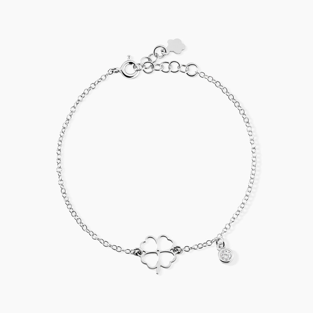Bracelet Spirit Argent Blanc Oxyde De Zirconium - Bracelets fantaisie Femme | Marc Orian