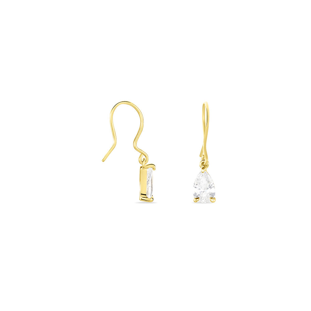 Boucles D'oreilles Puces Kalyne Or Jaune Oxyde De Zirconium - Pendantes Femme | Marc Orian