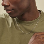 Cha&icirc;ne Imad Maille Gourmette Or Blanc - Chaines Famille | Marc Orian