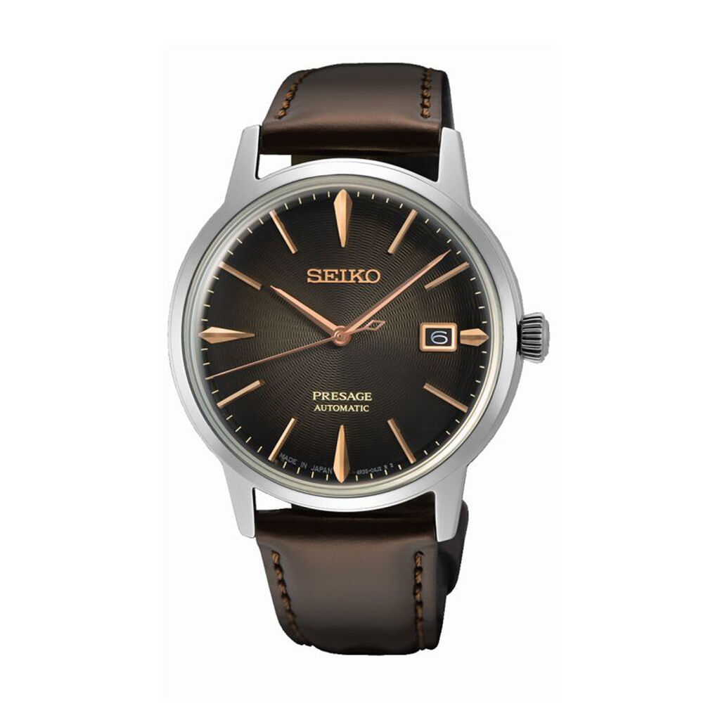 Montre Seiko Presage Marron - Montres automatiques Homme | Marc Orian