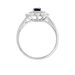 Bague Ivan Or Blanc Saphir Et Diamant - Solitaires Femme | Marc Orian