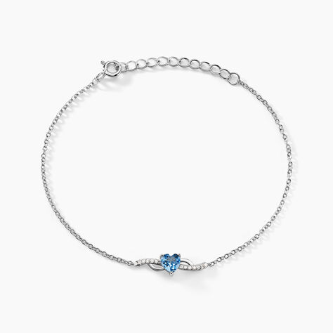 Bracelet Avalon Argent Blanc Oxyde De Zirconium - Bracelets chaînes Femme | Marc Orian