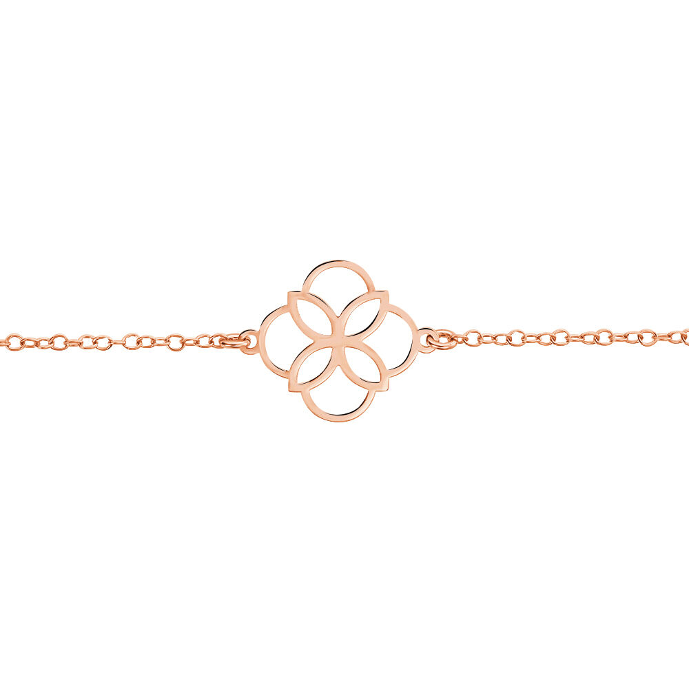 Bracelet Letizia Argent Rose - Bracelets chaînes Femme | Marc Orian