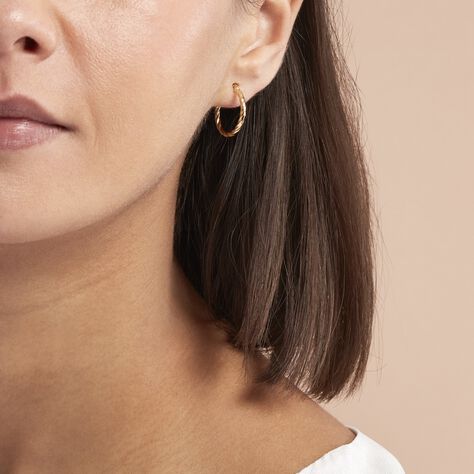 Créoles Bartimee Or Jaune - Boucles d'oreilles Créoles Femme | Marc Orian